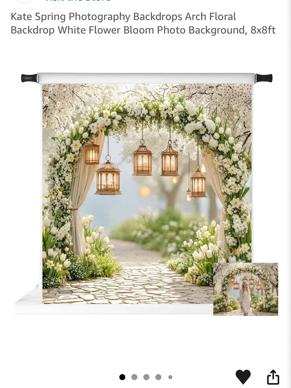 Kate 10x8 spring backdrop
